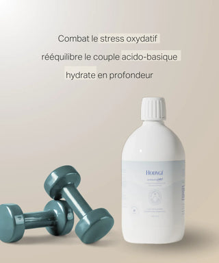 complément alimentaire antioxydant hodygé et texte décrivant effets sur le corps